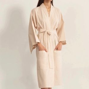 ELSE Hamptons Kimono Style Cotton Robe - Women’s Size M/L & L/XL - New